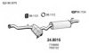 LANCIA 7708668 Middle-/End Silencer